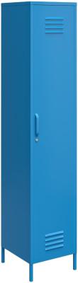 Product photograph of Alphason Novogratz Cache Blue Tall Locker Storage Cabinet - 5244810comnuk from Choice Furniture Superstore