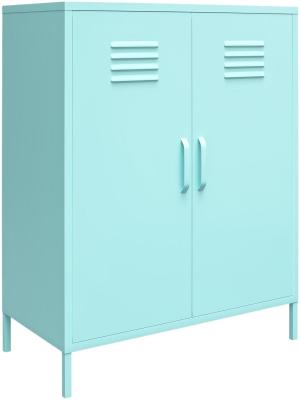 Product photograph of Alphason Novogratz Cache Mint 2 Door Locker Storage Cabinet from Choice Furniture Superstore