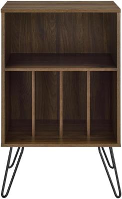 Product photograph of Alphason Novogratz Concord Walnut Turntable Stand from Choice Furniture Superstore