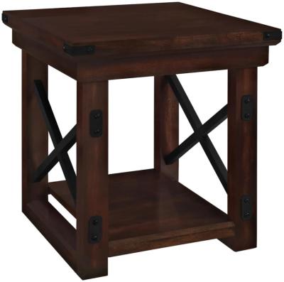 Product photograph of Alphason Wildwood End Table In Espresso - 5050196comuk from Choice Furniture Superstore