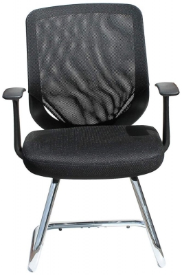 Alphason Atlanta Black Mesh Fabric Office Chair 