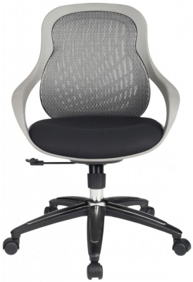 Product photograph of Alphason Croft Grey Mesh Fabric Office Chair from Choice Furniture Superstore