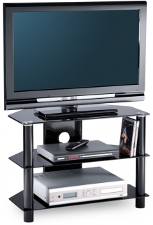 Alphason Essential Black Glass TV Unit for 36inch 