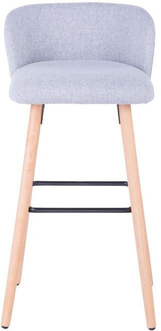 2 x Alphason Claremont Grey Barstool - ABS2169GRY