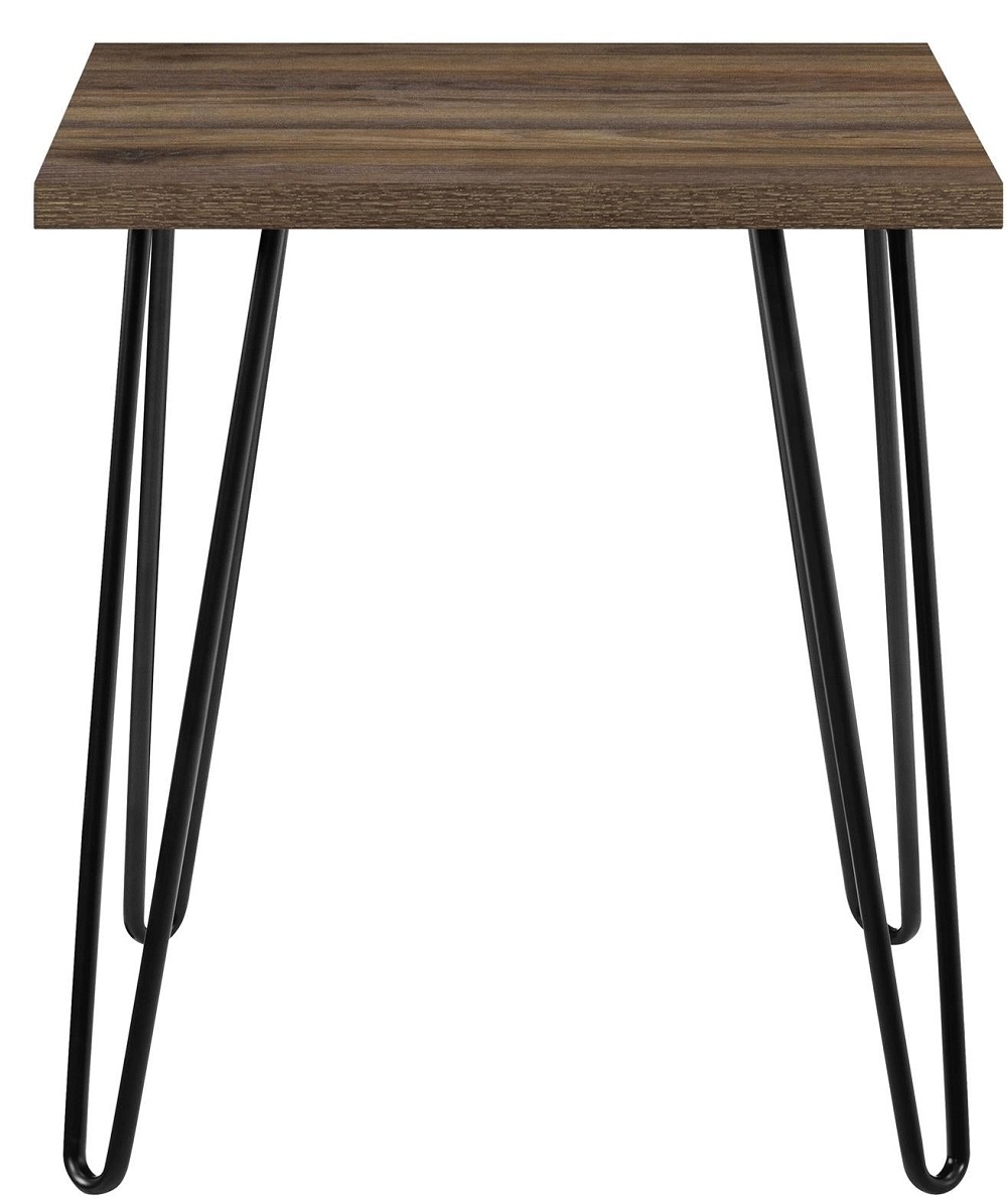 Alphason Owen Retro End Table in Walnut - 5068396COMUK
