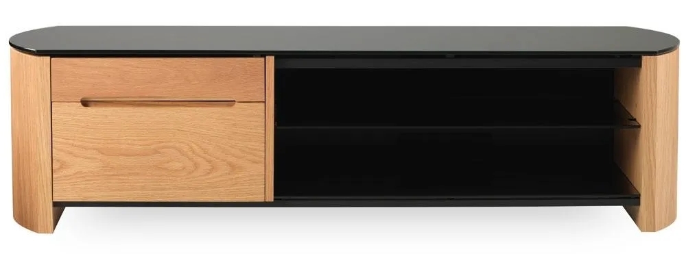Alphason Oak Veneer 150cm TV Stand - FW1350CB-LO