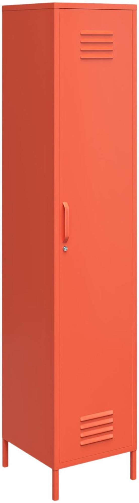 Alphason Novogratz Cache Orange Tall Locker Storage Cabinet - 5244813COMNUK