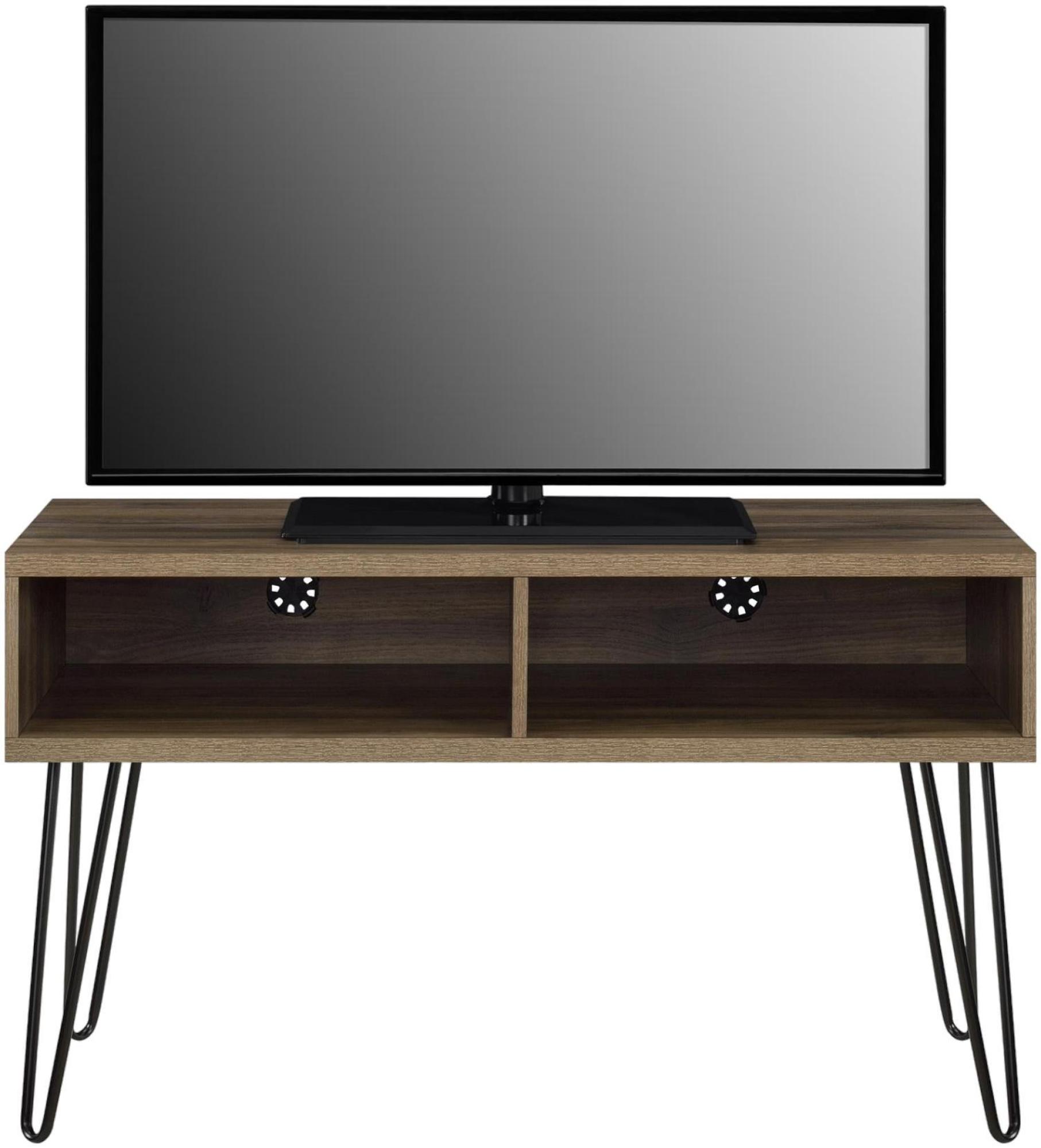 Dorel Home Owen Retro TV Stand in Walnut - 1748396COMUK