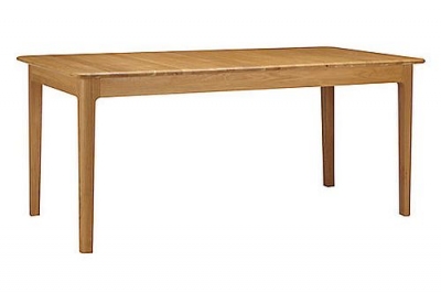 Product photograph of Hudson Oak 6 Seater Extending Dining Table from Choice Furniture Superstore