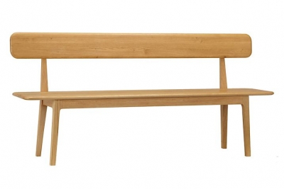 Product photograph of Hudson Oak Large Bench from Choice Furniture Superstore