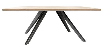 Product photograph of Fillmore Oak 6 Seater Dining Table With Cross Legs from Choice Furniture Superstore