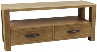 Product photograph of Goliath Oak Tv Unit from Choice Furniture Superstore