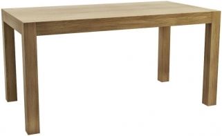 Product photograph of Sims Oak Dining Table - 6 Seater from Choice Furniture Superstore