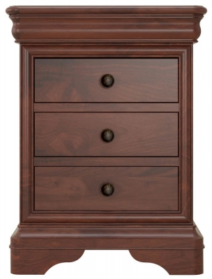 Product photograph of Willis And Gambier Antoinette 3 Drawer Bedside Cabinet from Choice Furniture Superstore