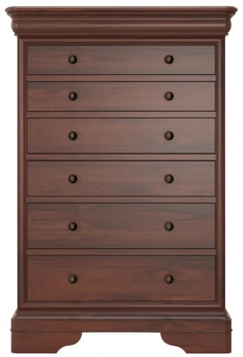 Product photograph of Willis And Gambier Antoinette 6 Drawer Tall Chest from Choice Furniture Superstore