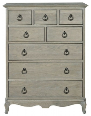 Product photograph of Willis And Gambier Camille Oak 8 Drawer Chest from Choice Furniture Superstore