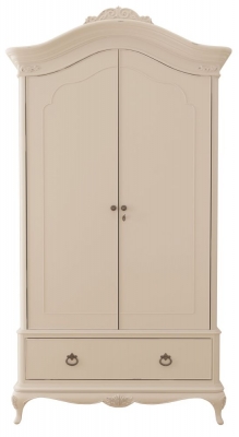 Product photograph of Willis And Gambier Ivory 2 Door 1 Drawer Double Wardrobe from Choice Furniture Superstore