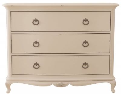 Product photograph of Willis And Gambier Ivory 3 Drawer Low Chest from Choice Furniture Superstore