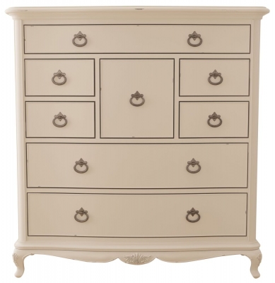 Product photograph of Willis And Gambier Ivory 8 Drawer Chest from Choice Furniture Superstore