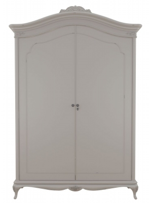 Product photograph of Willis And Gambier Etienne Grey 2 Door Double Wardrobe from Choice Furniture Superstore