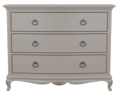 Product photograph of Willis And Gambier Etienne Grey 3 Drawer Low Chest from Choice Furniture Superstore
