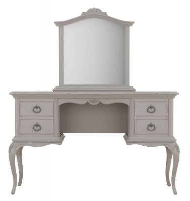 Product photograph of Willis And Gambier Etienne Grey Dressing Table With Mirror from Choice Furniture Superstore