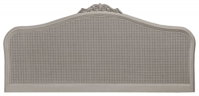 Product photograph of Willis And Gambier Etienne Grey Rattan Headboard from Choice Furniture Superstore