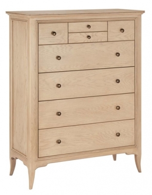 Product photograph of Willis And Gambier Toulon Oak 8 Drawer Chest from Choice Furniture Superstore