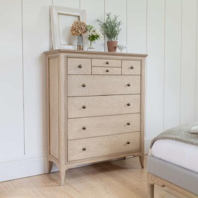 Product photograph of Willis And Gambier Toulon Oak 8 Drawer Chest from Choice Furniture Superstore