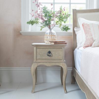 Product photograph of Willis And Gambier Camille Grey Oak 1 Drawer Bedside Table from Choice Furniture Superstore