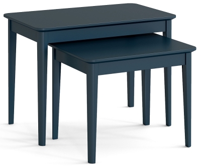 Product photograph of Capri Blue Nest Of 2 Tables from Choice Furniture Superstore