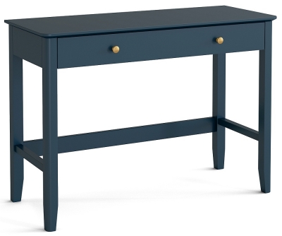 Capri Blue 110cm Home Office Desk with 1 drawer