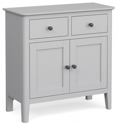 Capri Silver Grey Mini Sideboard with 2 Doors for Small Space