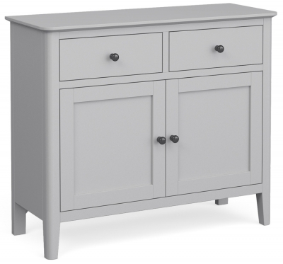 Capri Silver Grey Small Sideboard with 2 Doors and 2 Drawers