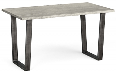 Product photograph of Dalston Grey Oak 4-6 Seater Dining Table from Choice Furniture Superstore