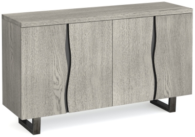 Dalston Grey Oak 130cm Large Sideboard with 4 Doors