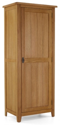 Product photograph of Belden Oak 1 Door Hanging Wardrobe from Choice Furniture Superstore