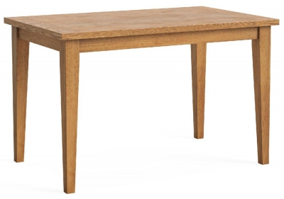 Product photograph of Fabius Oak Small Dining Table 120cm from Choice Furniture Superstore