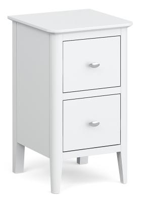 Hampstead White Painted 2 Drawer Bedside Cabinet