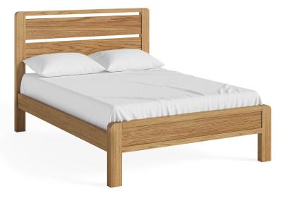 Product photograph of Bergen Oak Slatted Bed Frame - Comes In 4ft 6in Double 5ft King Size And 6ft Queen Size Options from Choice Furniture Superstore