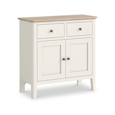 Marlow White Painted 2 Door Small Sideboard 75cm