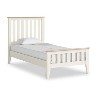 Marlow White Painted 3ft Single Slatted Bed