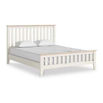Marlow White Painted 5ft King Size Slatted Bed