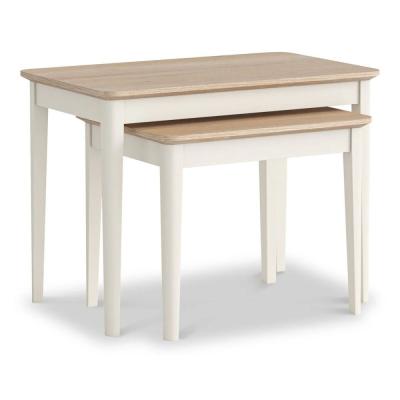 Marlow White Painted Nest Of 2 Tables