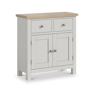 Modern Grey Painted 2 Door Small Sideboard 75cm