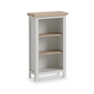 Modern Grey Painted Small Bookcase