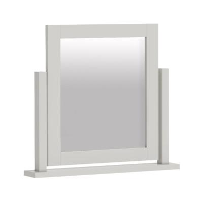 Modern Grey Painted Vanity Mirror