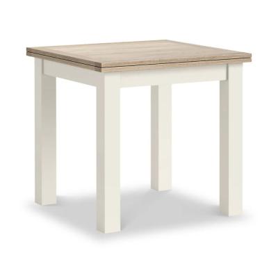 Modern White Painted 26 Seater Flip Top Dining Table 85cm170cm
