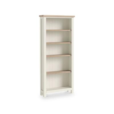 Modern White Painted Large Bookcase