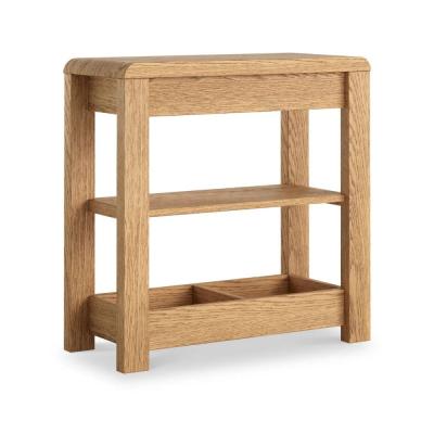 Thurlestone Curved Oak Sofa Side Table